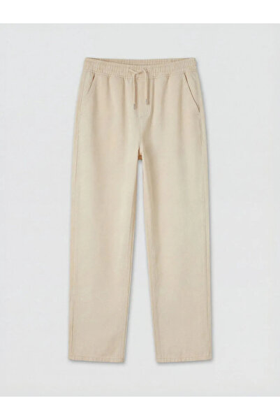 LC Waikiki Ανδρικό τζιν παντελόνι εκρού 710 Loose Fit