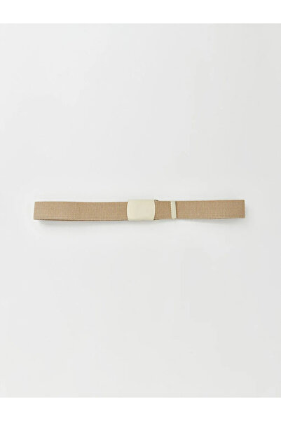 LC Waikiki Μπεζ μεταλλική αγορίστικη ζώνη με πόρπη