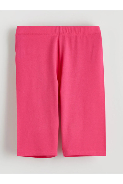 LC Waikiki Φούξια Κοριτσίστικο Βασικό Κοντό Καλσόν