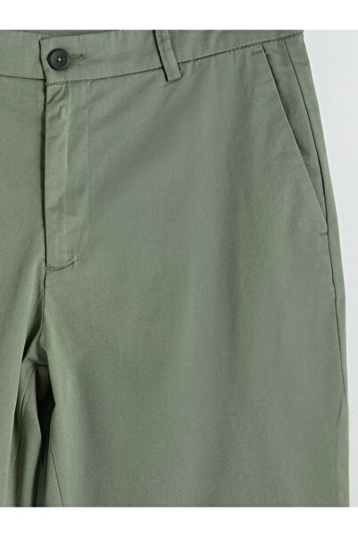 LC Waikiki Ανδρικό παντελόνι από γαμπαρντίνα σε κανονική εφαρμογή, χακί