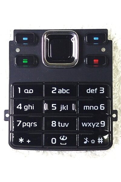 Nokia 6300 Orijinal Tuş Takımı Siyah