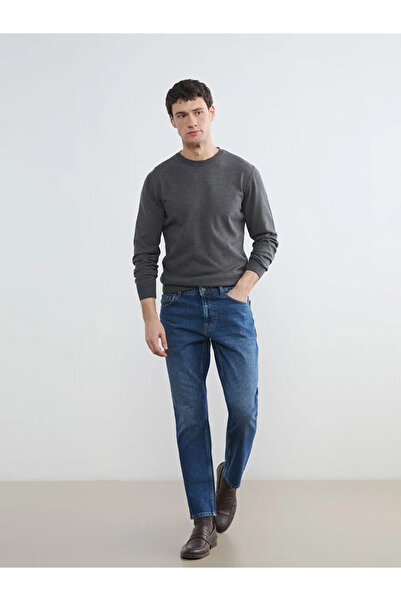 LC Waikiki Μπλε 779 Ανδρικό τζιν παντελόνι κανονικής εφαρμογής