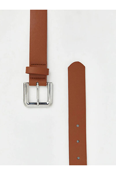 LC Waikiki Καφέ γυναικεία ζώνη από συνθετικό δέρμα