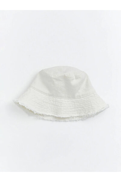 LC Waikiki Ecru γυναικείο καπέλο με κάδο