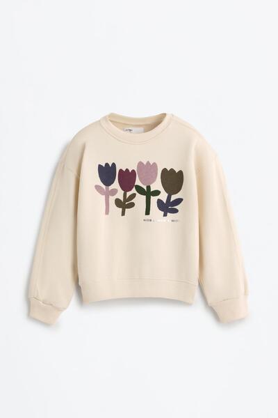 LEFTIES Baskılı sweatshirt
