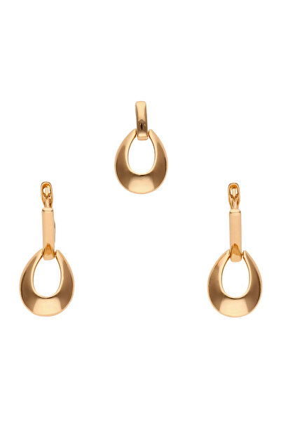 usha white label Σετ κοσμημάτων με σκουλαρίκια και μενταγιόν