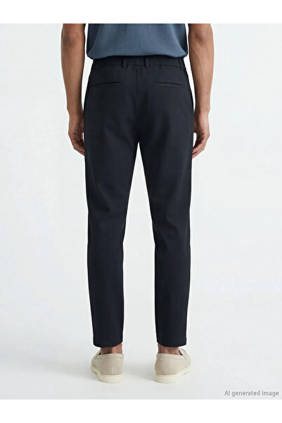 LC Waikiki Ανδρικό παντελόνι Navy Blue Standard Fit