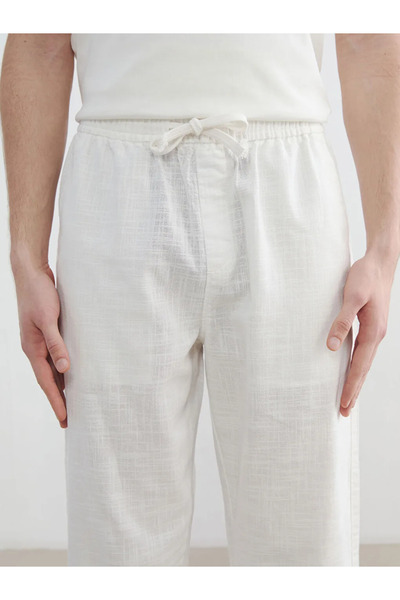 LC Waikiki Pantaloni pentru bărbați cu aspect de in, cu croiala confortabilă,...