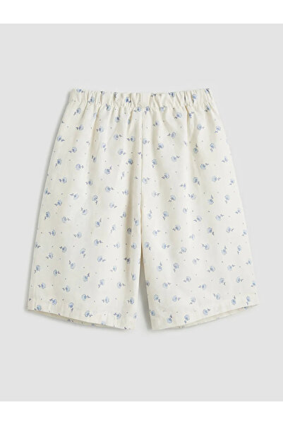LC Waikiki Beige Floral Baby Girl Blouse and Pants
