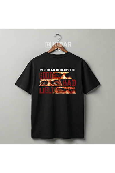 Grafftee Clothing Tricou unisex premium, 100% bumbac, cu design Red Dead Rede...