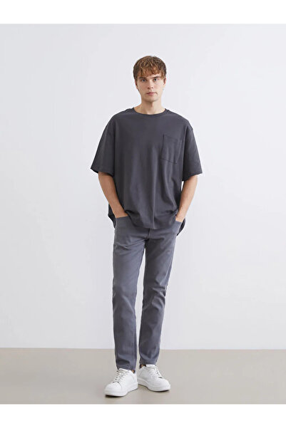 LC Waikiki Ανδρικό τζιν παντελόνι Anthracite 750 Slim Fit