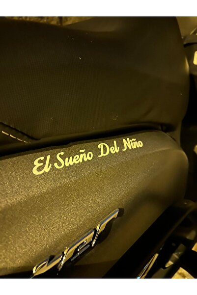 STCKRCO El Sueño Del Niño Sticker 15x2 cm – Motor Yazı Sticker, Premium Sticker