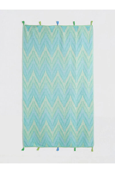 LC Waikiki Πετσέτα θαλάσσης μεικτής υφής με φούντες 90x165 εκ.