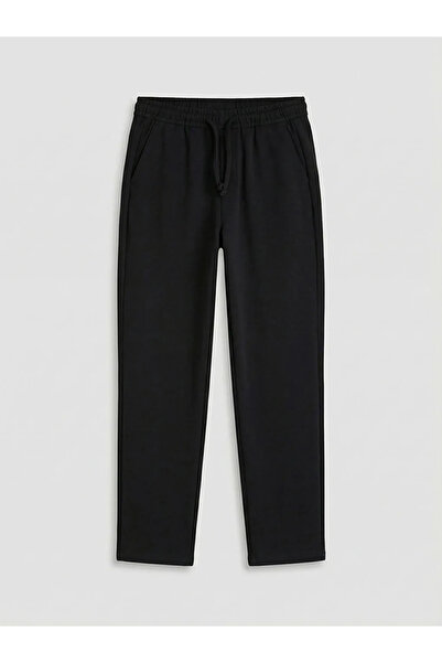 LC Waikiki Μαύρο ανδρικό παντελόνι Standard Fit