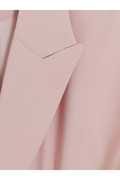 LC Waikiki Γυναικείο Κλασικό Γιλέκο με Ροζ Ζώνη