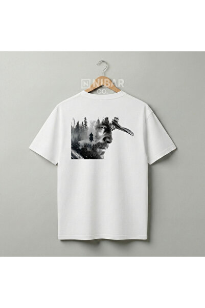 Grafftee Clothing Tricou unisex premium, 100% bumbac, cu design Red Dead Rede...