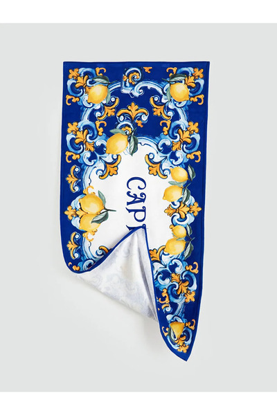 LC Waikiki Γυναικεία πετσέτα θαλάσσης με σχέδιο λεμόνι 70x150 εκ.