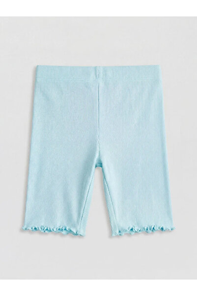 LC Waikiki Τιρκουάζ κοντό κολάν για κορίτσια με κορδόνια