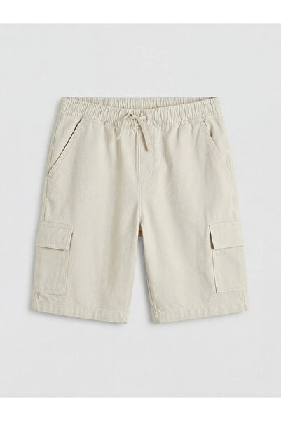 LC Waikiki Μπεζ σορτς κάργκο για αγόρια