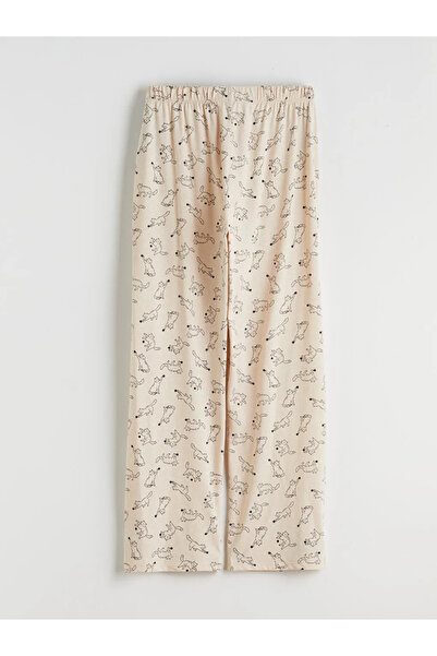 LC Waikiki Γυναικείο παντελόνι πιτζάμας με μικτά σχέδια γάτας