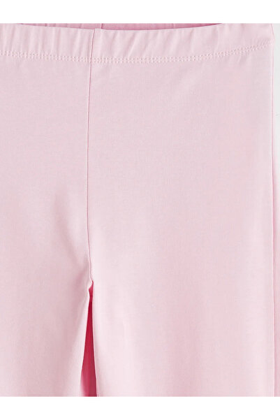 LC Waikiki Ροζ κοριτσίστικο ισπανικό κολάν με φαρδιά μπατζάκια