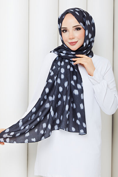TOBAİ Ceylan Patterned Cotton Soft Fabric Hijab Daily Shawl