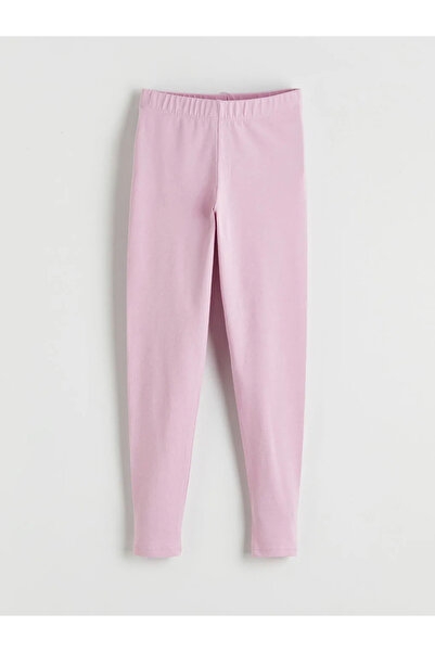 LC Waikiki Λιλά Κοριτσίστικο Καλσόν με Ελαστική Μέση