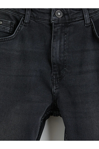 LC Waikiki Μαύρο ανδρικό τζιν παντελόνι 750 Slim Fit