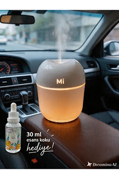 Mİ SOFT araba koku difüzörü nemlendirici 250 ml led ışıklı