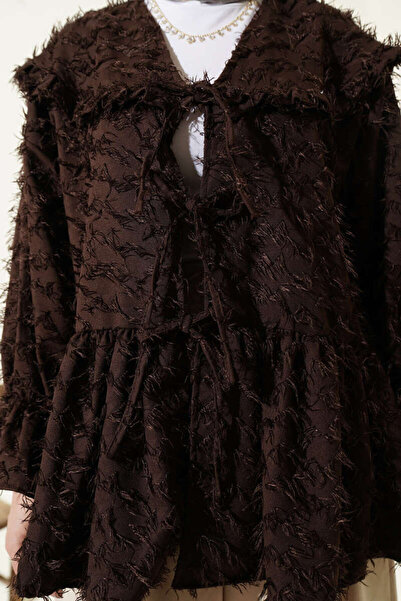 Lavanta Tekstil Κιμονό με φούντες και δέσιμο μπροστά