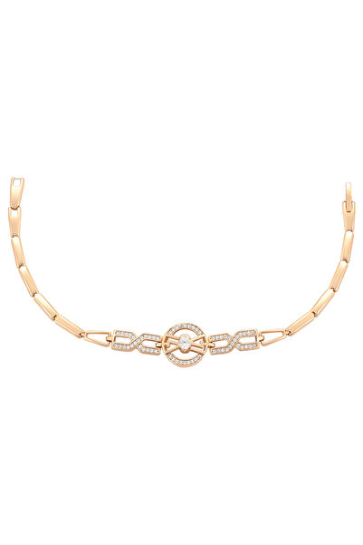 Faina Crystal-Studded Link Bracelet