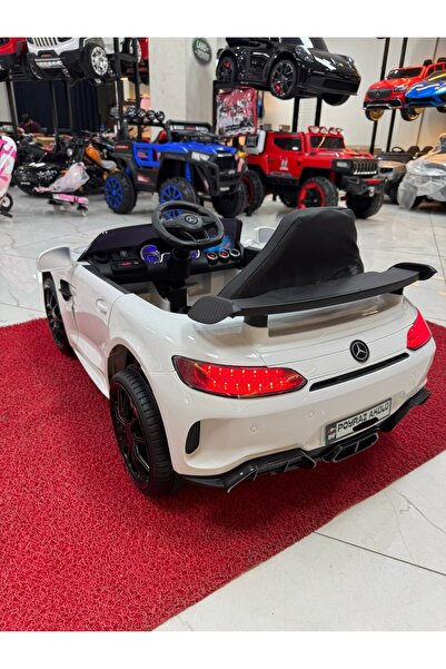 POYRAZ AKÜLÜ Mercedess yeni gtr 12V akülü araba(ÖZEL PLAKA)(0-6yaş)