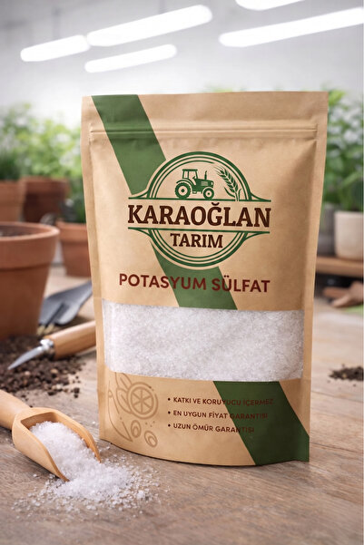 karaoğlan tarım Saf Potasyum Sülfat 2 KG - Sebze, Meyve ve Çiçekler İçin Veri...