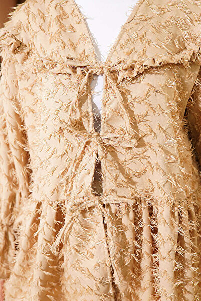 Lavanta Tekstil Κιμονό με φούντες και δέσιμο μπροστά