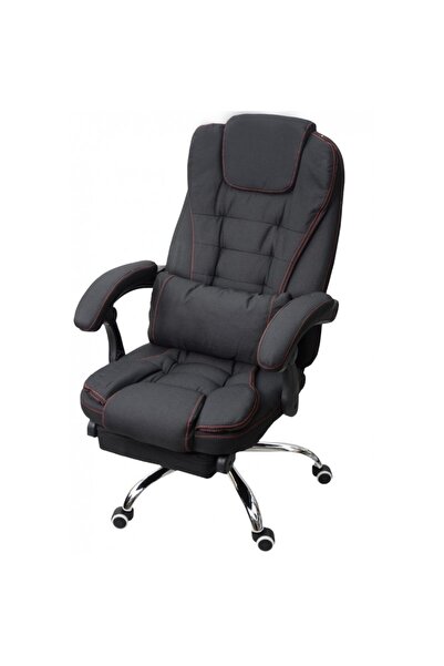 Mobplayers Μπράντον-Μαξ Μαύρη Υφασμάτινη Καρέκλα Γραφείου με Λειτουργία  "Cha...