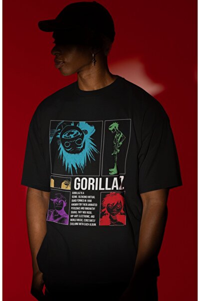 SEVBANO Gorillaz rok metal muzički bend unisex majica prethodno otisnuta u ve...