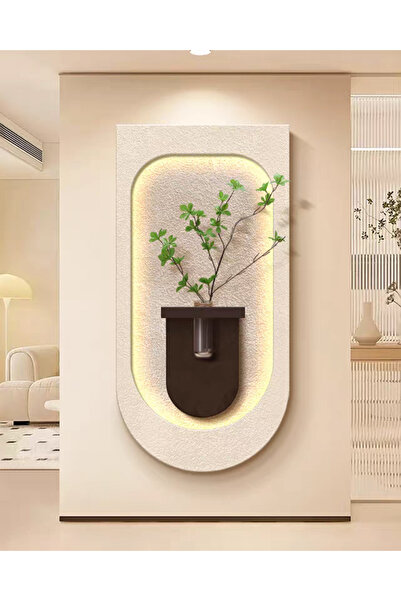 TAKIFİX Pilli LED’li İskandinav Tarzı Dekoratif Duvar Tablosu 40x70 cm