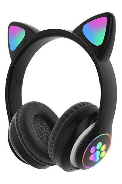 GAME HEADPHONES Cat Ear RGB Headphones with Microphone