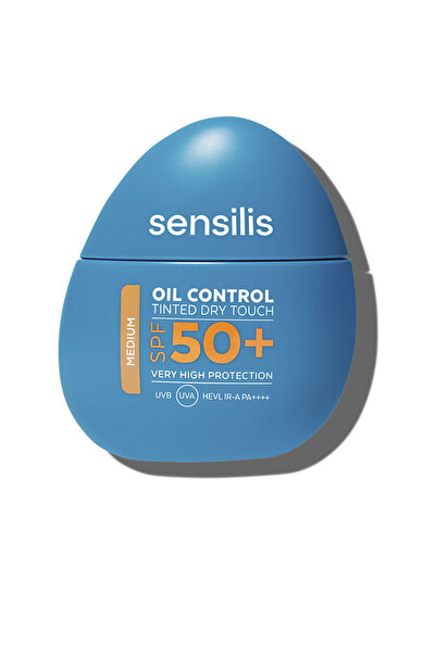 Abeer Oil Control Dry Touch Getönte Sonnencreme Lsf 50+ #medium Sensilis 40 ml