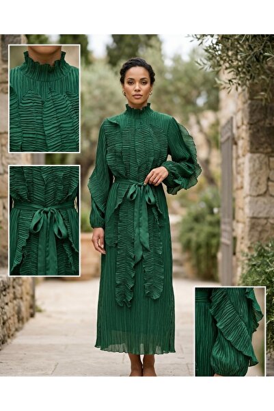 Rabiossa Women's Flounce Detailed Dress