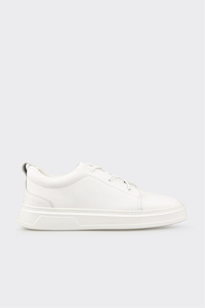 Elle Shoes Beyaz Deri Erkek Günlük Ayakkabı