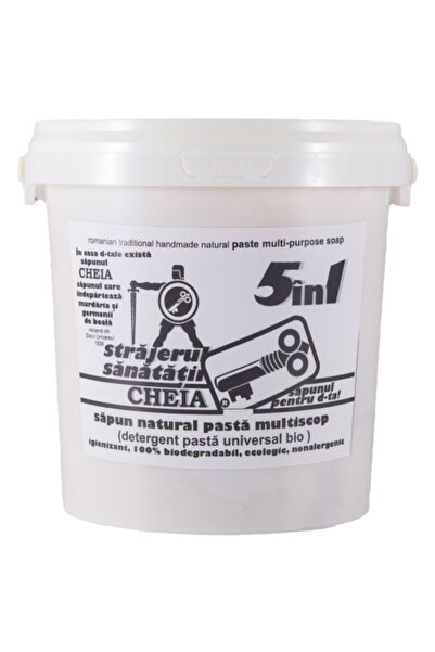 Cheia Pastă Detergentă Bio Universală 5 în 1 - Gardianul Sănătății, 1,2 kg