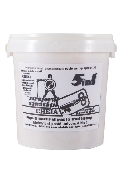 Cheia Pastă Detergentă Bio Universală 5 în 1 - Gardianul Sănătății, 1,2 kg