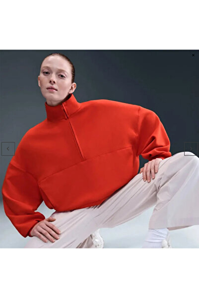 Nike 24.7 Dri-Fit Half-Zip Soft Knit Training Kadın Sweatshirt(yousports)