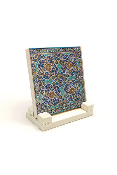 Sadrazam Cuma Cami Chinese (Ιράν) Πλακάκι Πέτρινο Επιτραπέζιο με Σχέδιο 10x10...