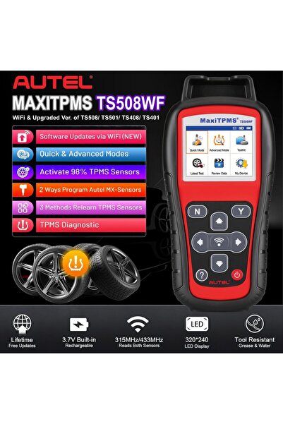 Autel MaxiTPMS TS508WF TPMS Programming Tool
