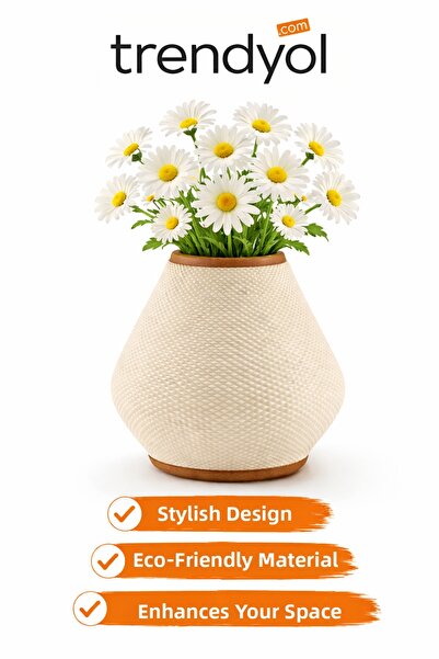 StudioAslanDesign مزهرية ديكور عصرية |   تصميم أنيق لوعاء الزهور من مادة PLA ...