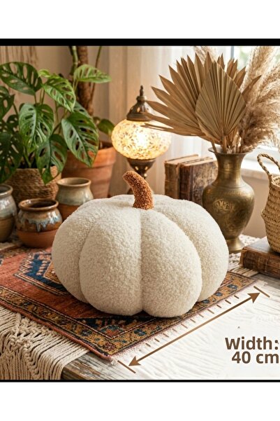 oiphome Διακοσμητικό μποέμ μαξιλάρι από κολοκύθα 40 εκ.