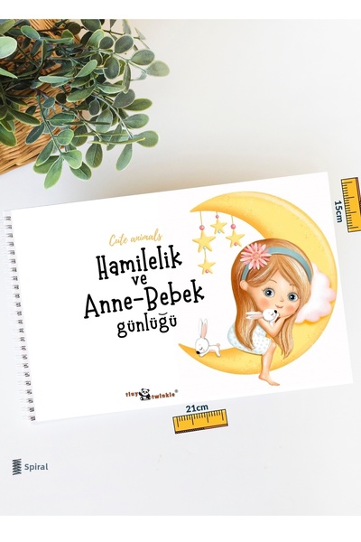 Lodos Βιβλίο Μνήμης (Ημερολόγιο Μνήμης με Χαριτωμένα Ζώα για την Εγκυμοσύνη κ...