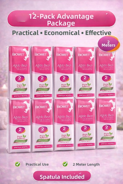 Generic Brand قطعة قماش لإزالة الشعر من Biowet بطول 2 متر مع ملعقة، قماش لإزا...